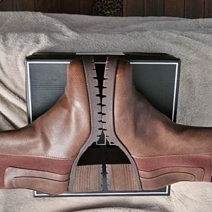 Brown ankle boots